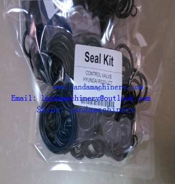 Hyundai Excavator R320LC-7 Control Valve Seal kits O-RING Oil seal