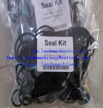 Hyundai R360LC-7 Excavator Control Valve Rubber O-RING Oil Seal Kit
