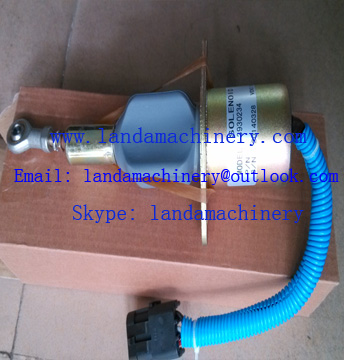 Excavator Engine stop solenoid 3930234