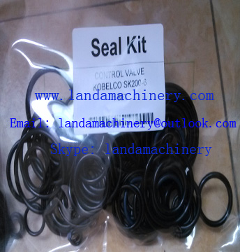 Kobelco SK200-6 Excavator Control Valve O-RING Oil Seal kits Repair service kit