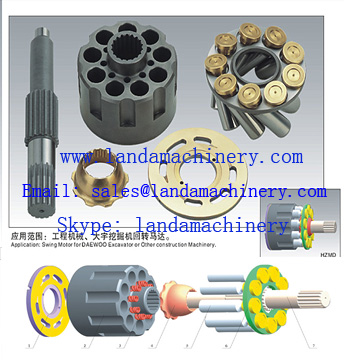 DH07 DH08 Excavator Swing Motor Hydraulic Parts Replacement component
