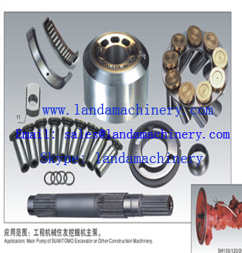 PSV2-55 PSV2-63T pump parts for Sumitomo SH100 SH120 SH265 Excavator Hydraulic Pump Parts