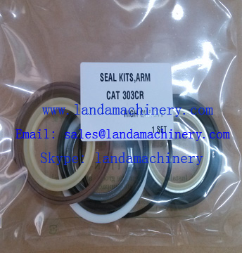 Caterpillar CAT 303CR Excavator hydraulic Arm Cylinder NOK Oil Seal Service Kit