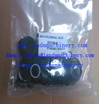 Hitachi Excavator parts EX100-2 Excavator hydraulic control valve bank rubber o-ring oil seal kit