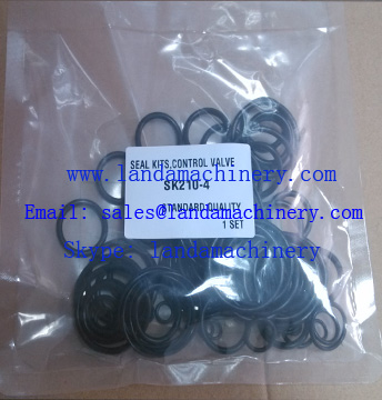 Kobelco Excavator parts SK210 mark IV hydraulic control valve rubber o-ring seal oil kit