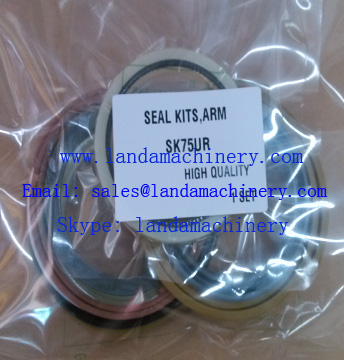 Kobelco SK75UR Excavator Hydraulic Arm Cylinder Oil Seal Service Kit