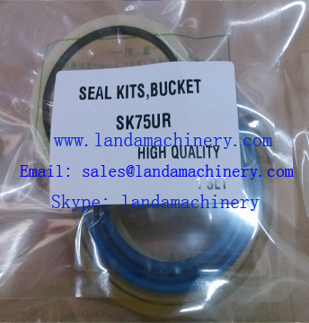 Kobelco SK75UR Excavator hydraulic Bucket Cylinder Oil Seal Service Kit