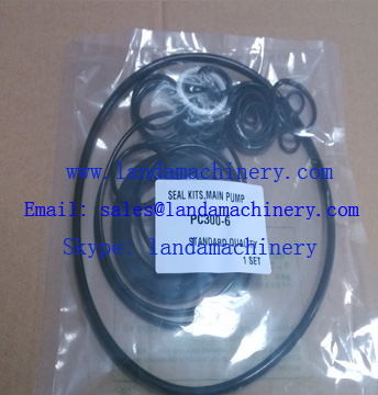 Komatsu Excavator PC300-6 Hydraulic main piston pump 708-2H-00181 oil seal kit 708-27-22810