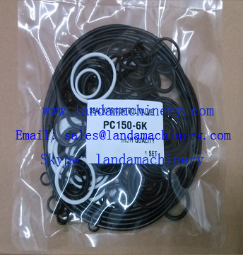 Komatsu PC150-6K Excavator Hydraulic Control Valve Oil Seal Kit Rubber O-RING Seal