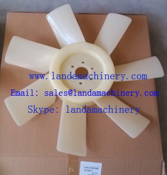 Komatsu 600-625-6620 PC200-5 excavator S6D95L engine cooling fan blade