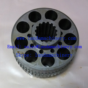 Hyundai XKAY-00530 cylinder block XKAY-00633 for R210 excavator hydraulic swing motor