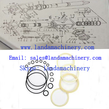 Furukawa hydraulic breaker HB8G Rock Hammer NOK Oil seal kit replacement