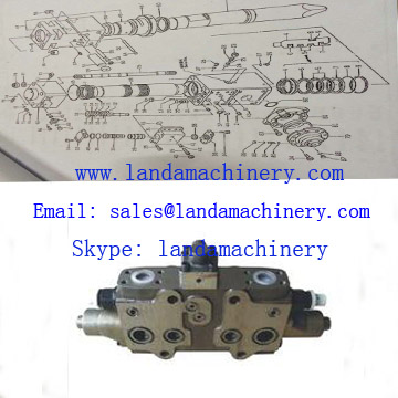 Komatsu 723-41-07600 PC200-7 Excavator 723-41-08100 Breaker Hydraulic control valve