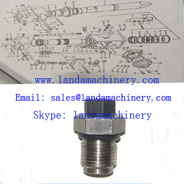 Krupp Hydraulic breaker parts Rock hammer charger valve