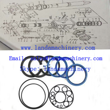 Soosan Hydraulic Breaker SB50 Hammer Gas seal kit 2835042 2811067 2033015 U641