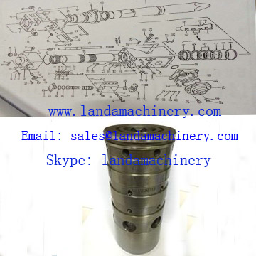 Soosan Hydraulic Breaker SB121 Hammer parts C61 111 112 main valve sleeve