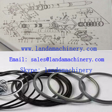 Soosan Hydraulic Breaker SB130 Hammer seal kit NOK Gas seal buffer seal