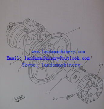 KMJ2660 Excavator Hydraulic Pump Drive coupling Engine Flywheel Coupler