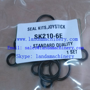 Kobelco SK210-6E Excavator Seal Kit Joystick Pilot Valve Hydraulic Oil Seals