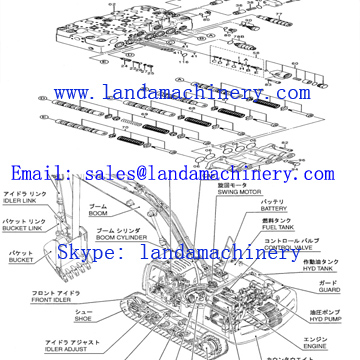 Hitachi YA00011313 Excavator Hydraulic Valve Relief Main Control Valve