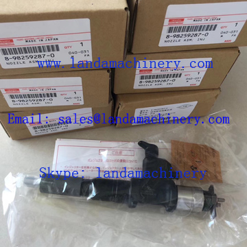 Isuzu 8-98259287-0 Excavator Parts Engine Fuel Injector 8982592870