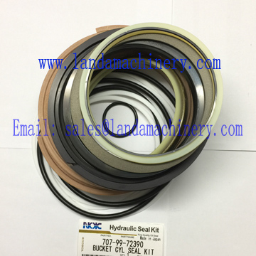 Komatsu PC1250-7 Excavator Jack Hydraulic Cylinder Seal Kit 707-99-72390