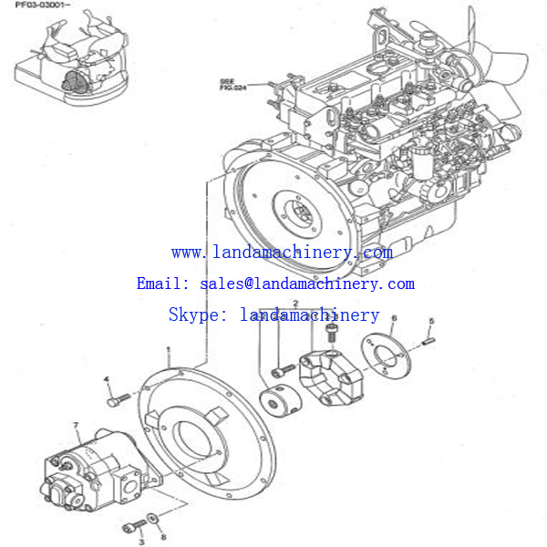 CAT 132-7721 6I-6426 Excavator Engine drive hydraulic pump coupling