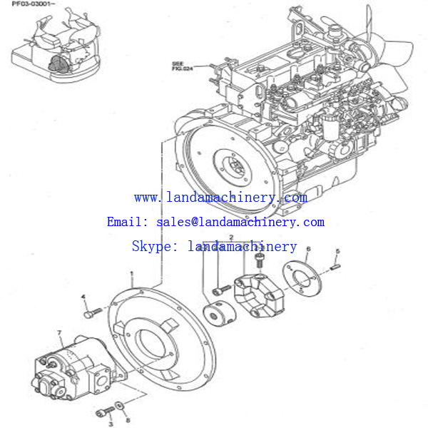 Kobelco SK135 Excavator Parts Hydraulic Piston Pump